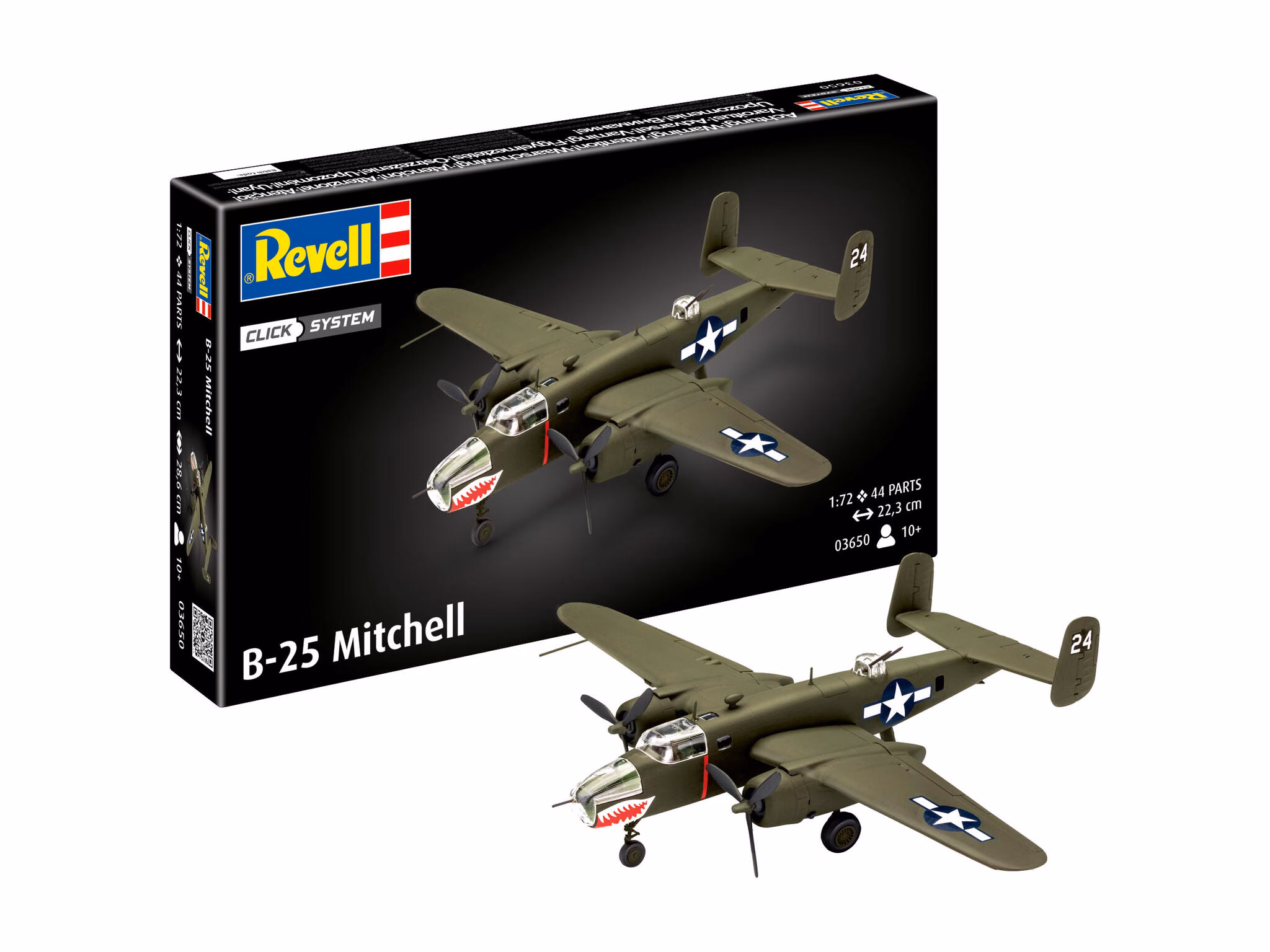 B-25-Mitchell-Click-System-Revell-assembly-kit-to-put-together-_-03650_01